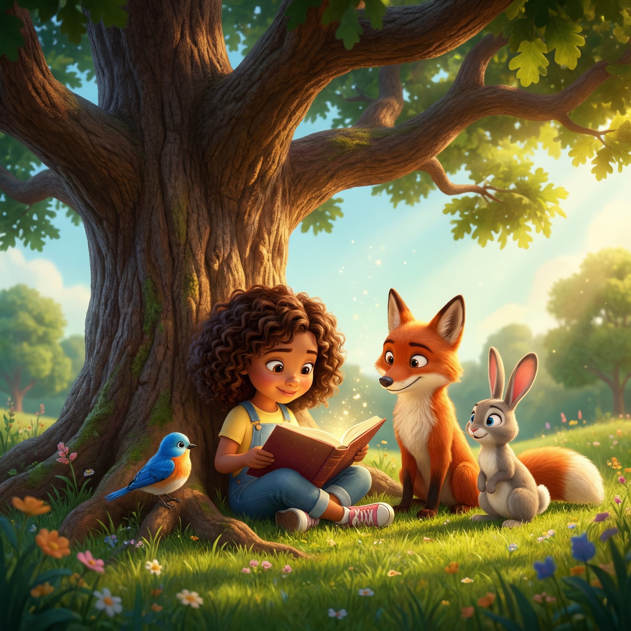 The cover in the 3D Animated Movie look
